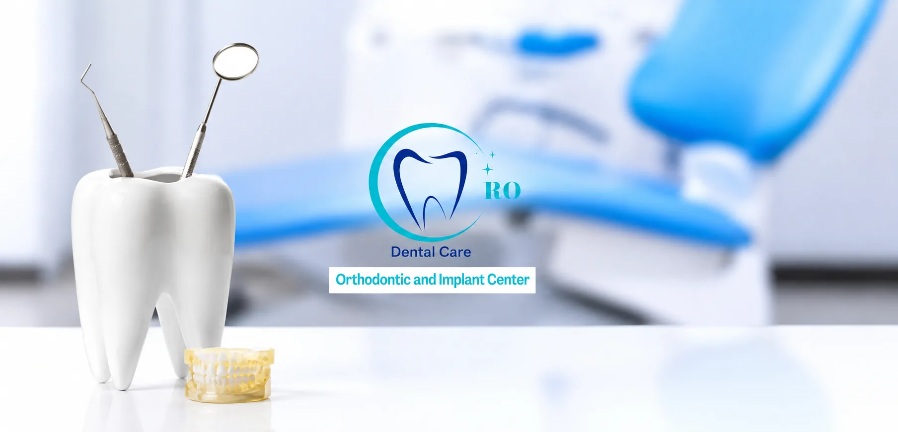 ORO Dental Care patient lounge seating area, Varanasi dental clinic
